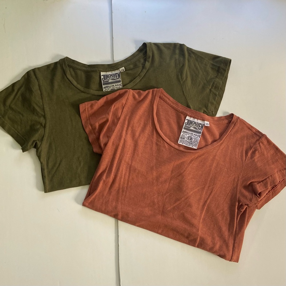 Set of 2 Jungmaven Solid Color Tees